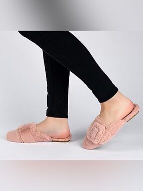 Journee Collection Eara Womens Slip-On Slippers Size 9